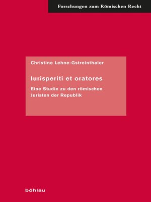 cover image of Iurisperiti et oratores